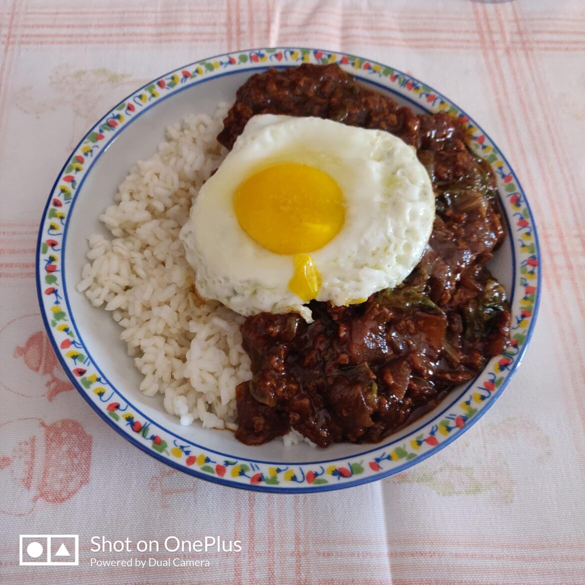 짜장밥 - Jjajangbap (I used vegan ground meat)