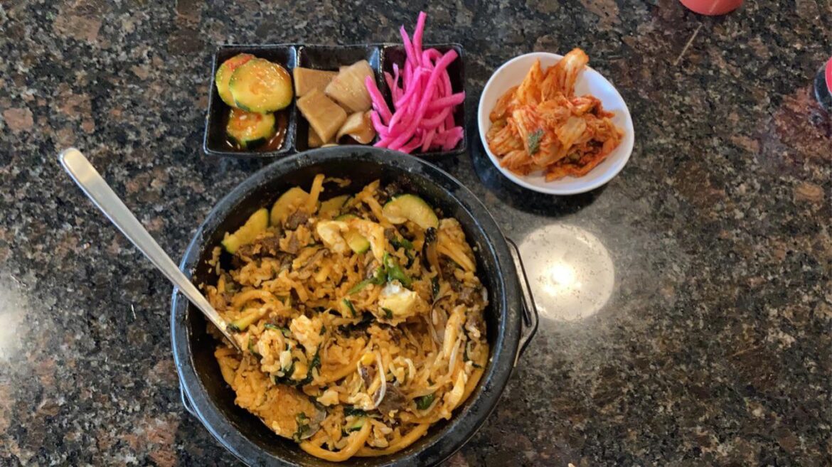 I work in at a korean restaurant pyung chang I eat like a king for lunch everyday. Hot stone bibimbap, fish cake, cucumber kimchi, pickled radish, kimchi