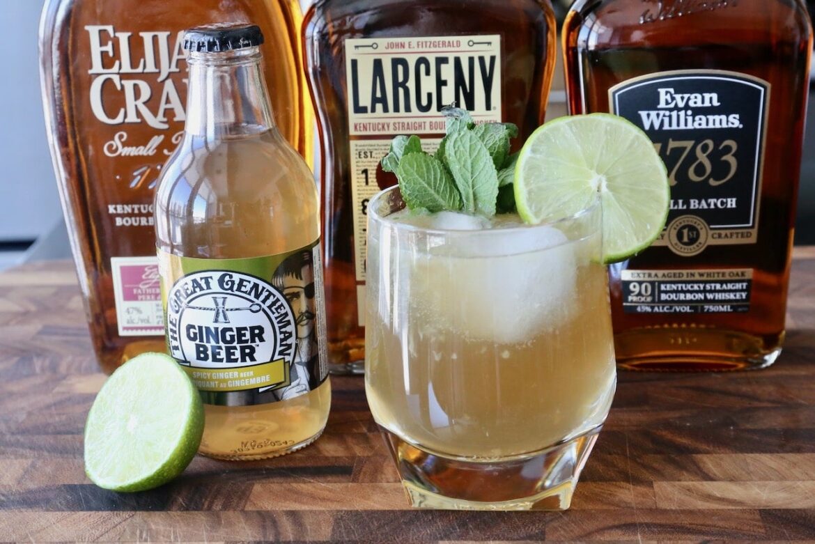 Refreshing Kentucky Bourbon Mule Cocktail