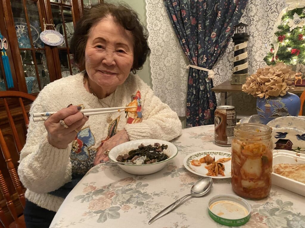 Update: I made miyeokguk, white rice, and hotteok. I bought the kimchi. I also made her some pumpkin butter. Thank you all for the suggestions and recipes! We had an awesome birthday dinner. ❤️