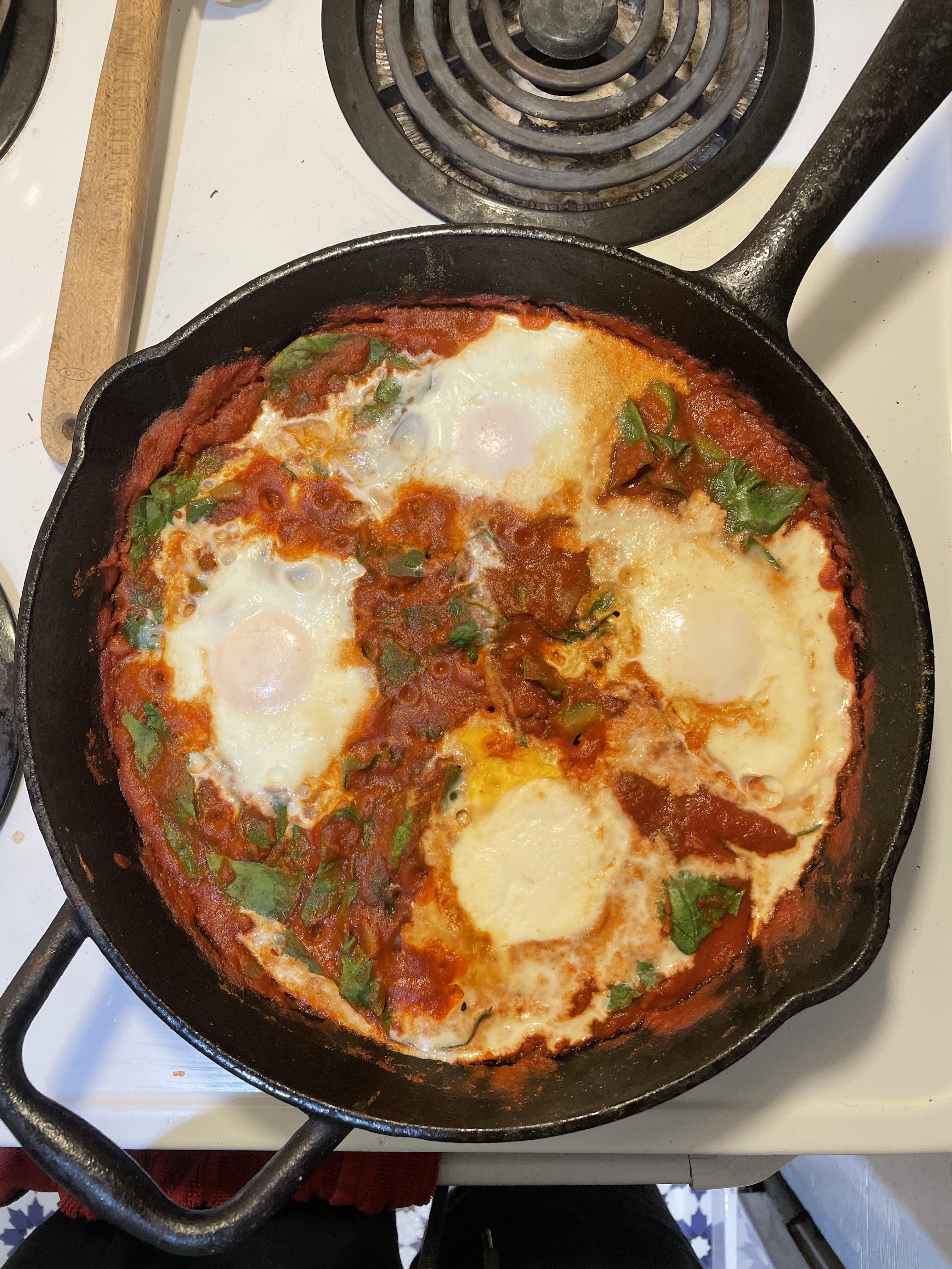Ode to Shakshuka (aka eggs in purgatory) Dining and Cooking