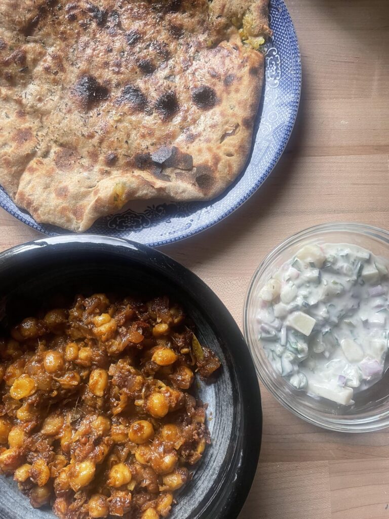 Chana Masala & Amritsari Kulcha