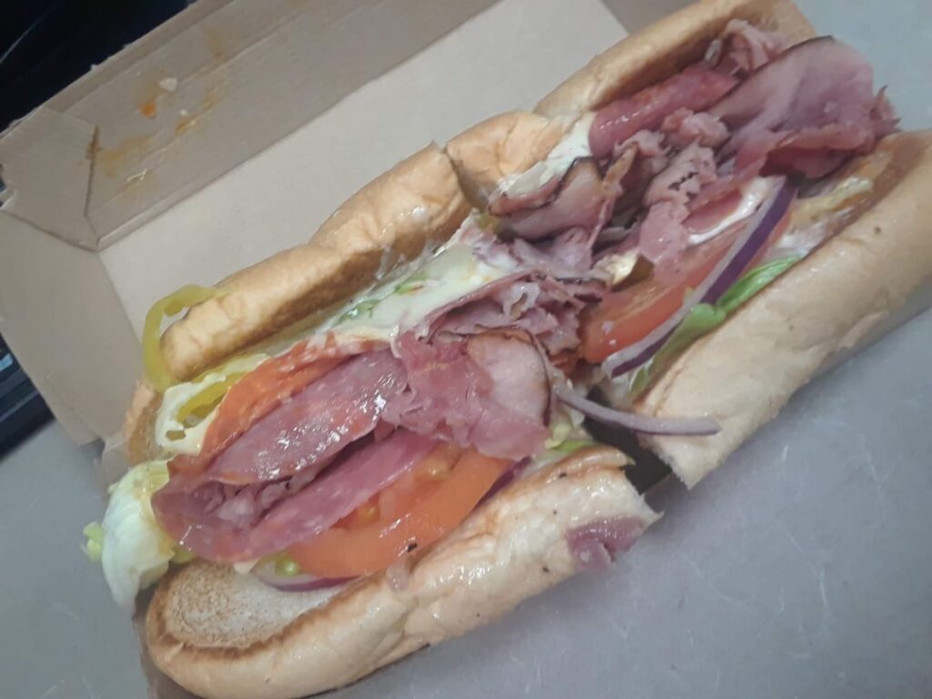 Old photo of the "Arby's Italian Sandwich"