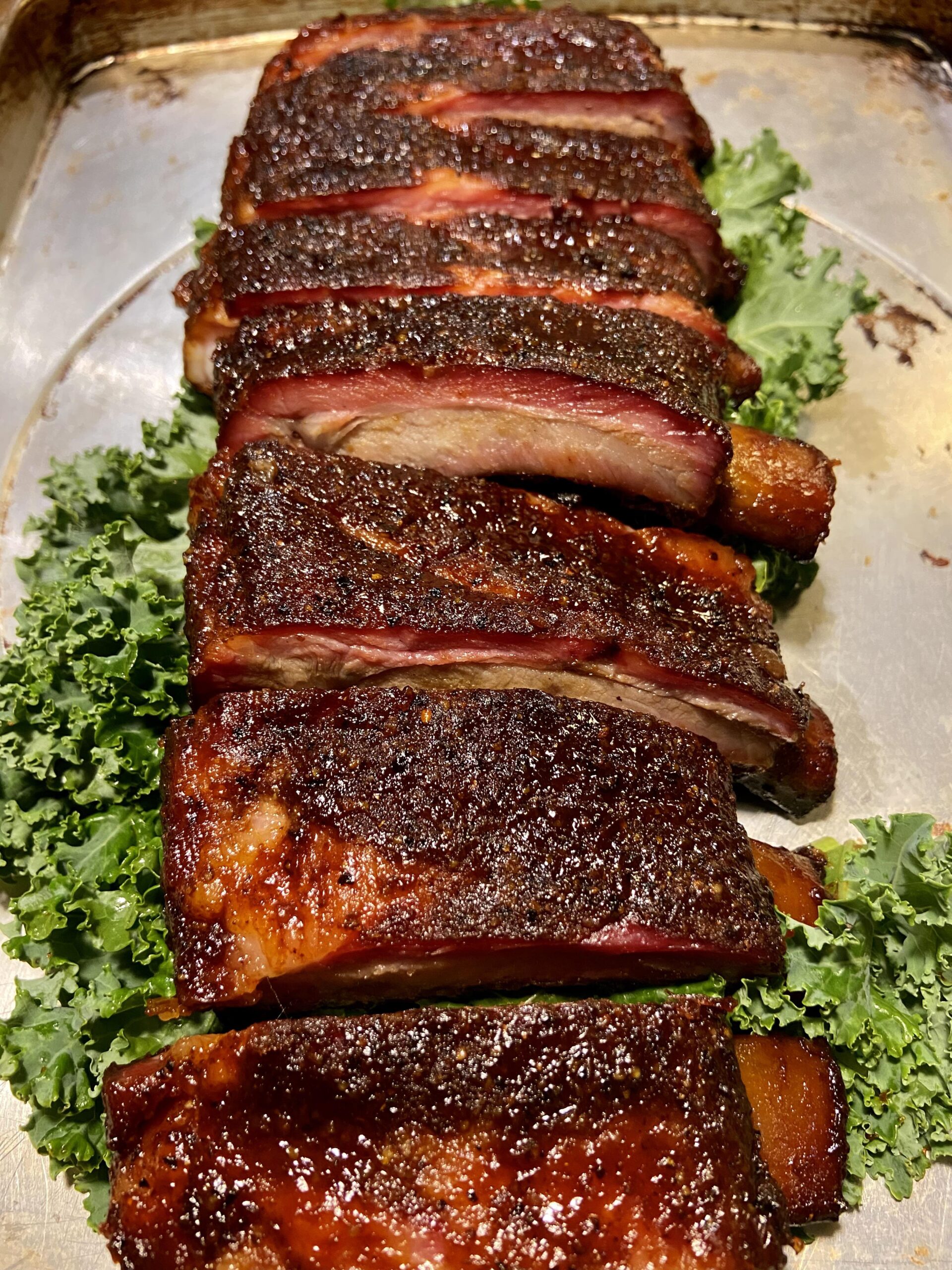 [homemade] Competition Style Spare Ribs Dining and Cooking