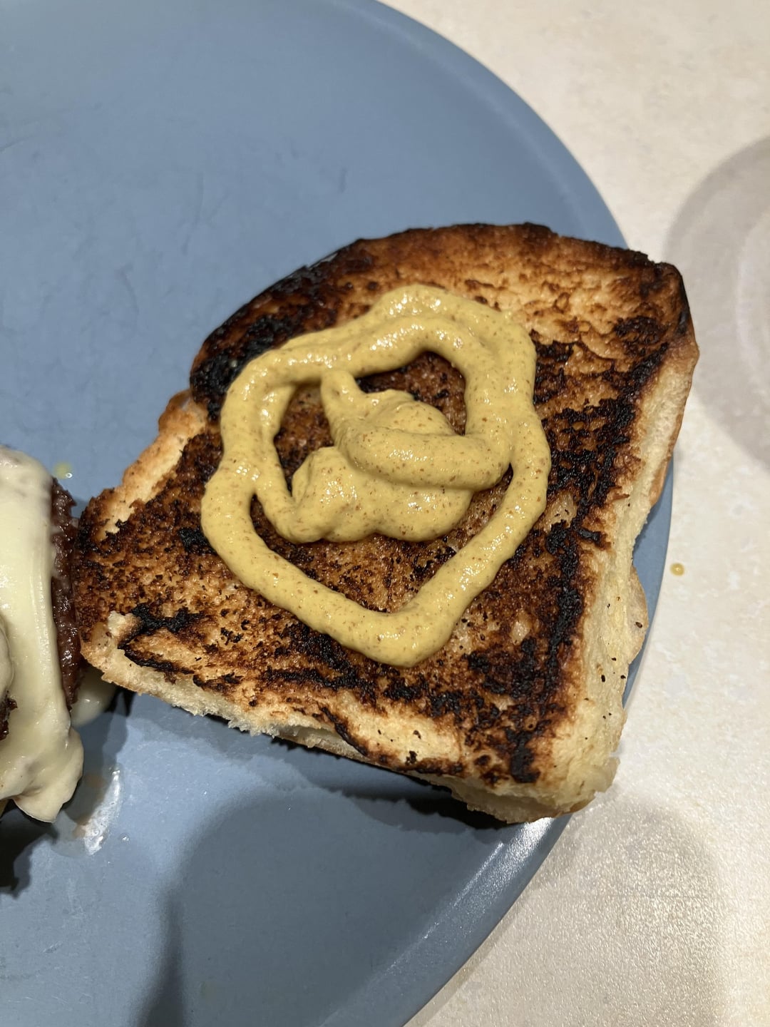 Anatomy of a smash burger 2 56 gram/2oz Patties, white American