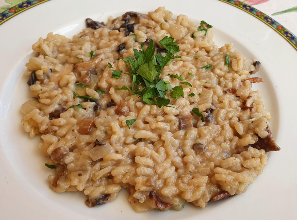 Risotto ai funghi (Mushroom Risotto)