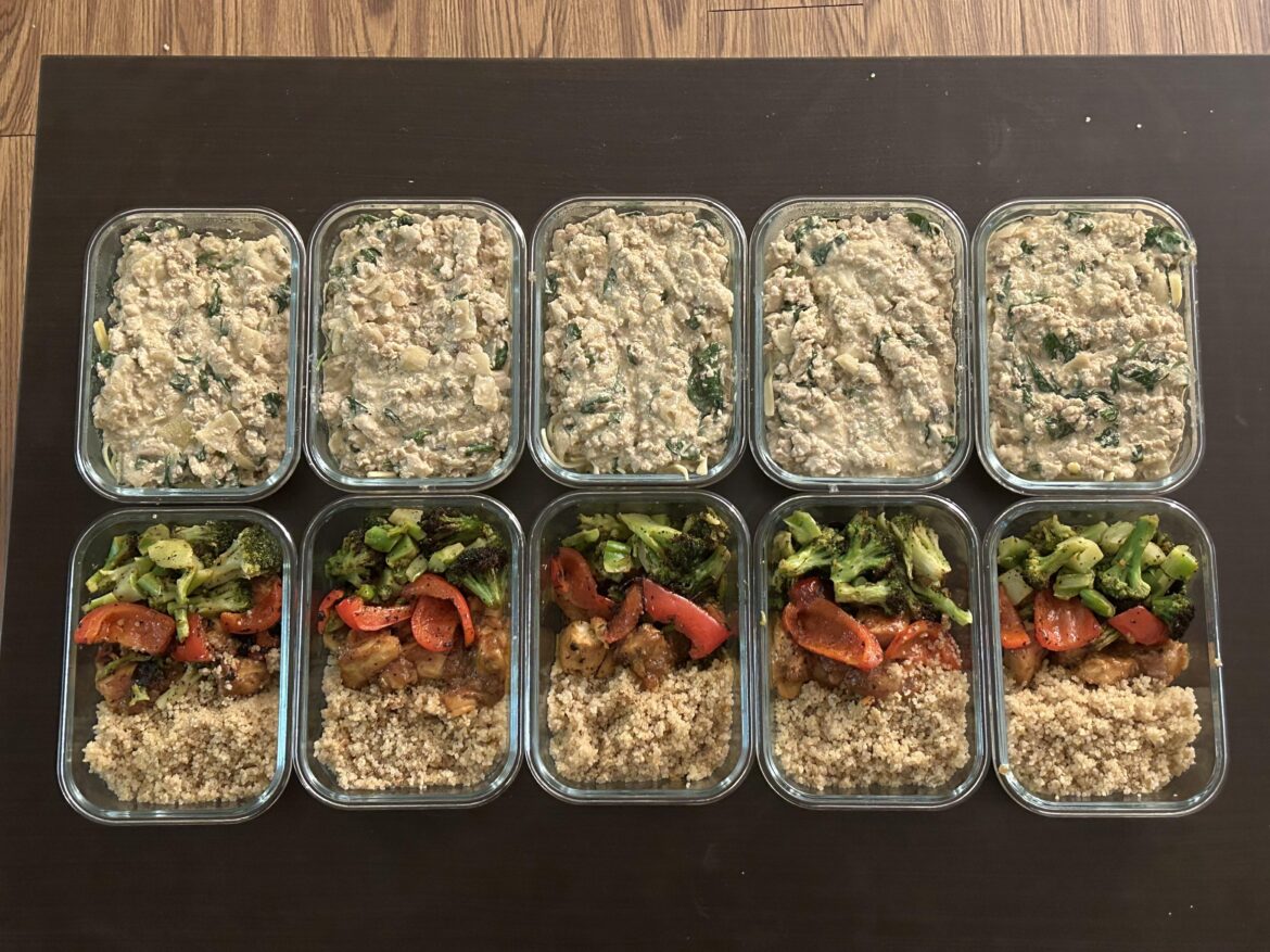 My first meal prep ever!