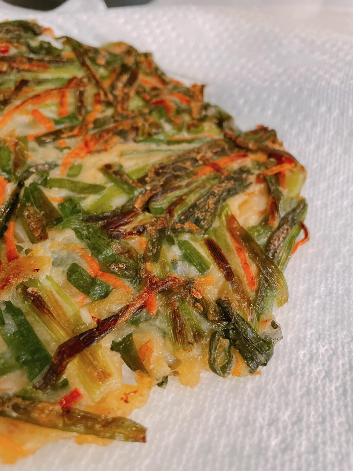 부추전 (chive pancake)