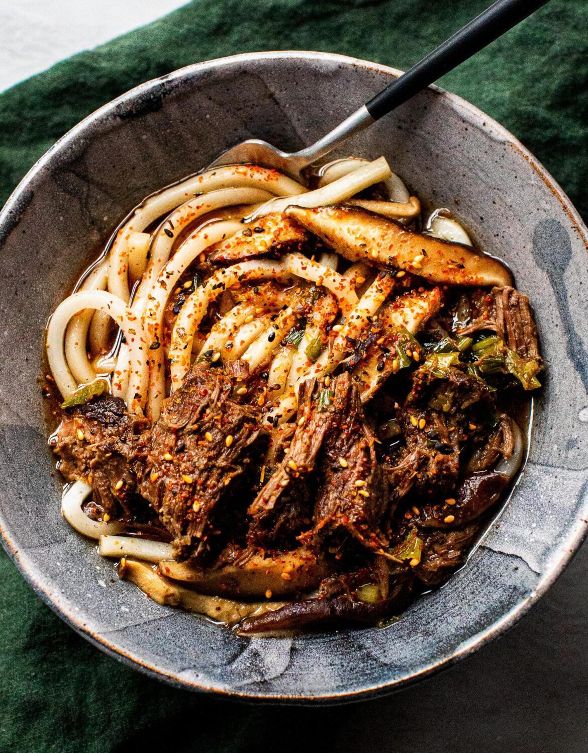 Braised short rib udon