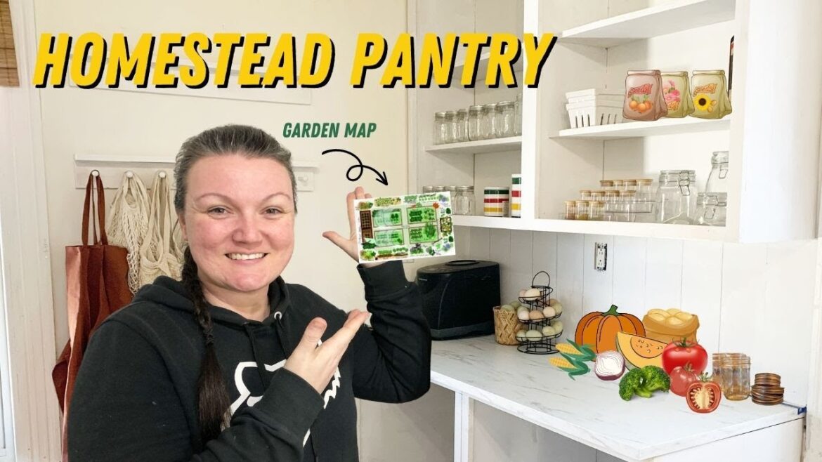 This PANTRY is not going to fill itself! (Vegetable Garden 2023 + Prepping Food + Pantry Storage)