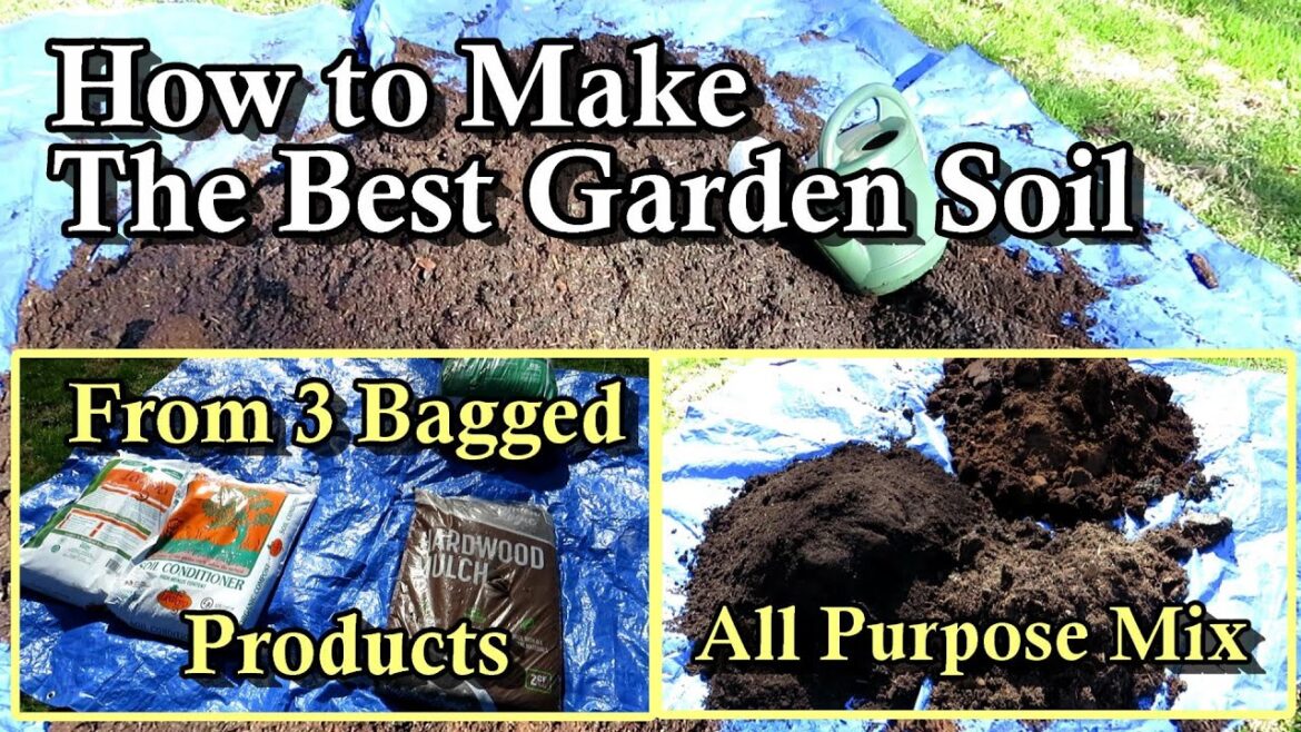 How to Make An All Purpose Garden Soil from 3 Bagged Products: Cheaper & Better Than Any Bagged Mix!