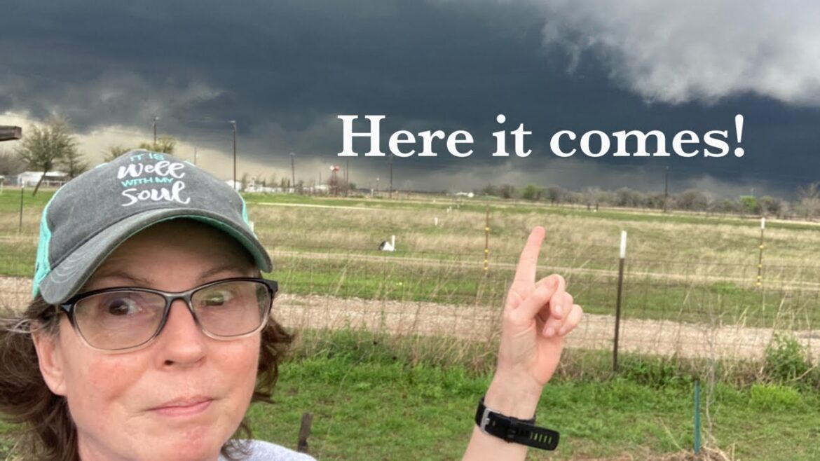 Progression of double storms that hit! Experience squall line coming through.