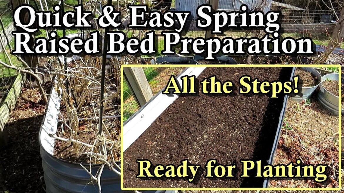 How to Quickly & Easily Prepare Your Raised Beds for Spring Growing: Small and High Sided Beds! How to Quickly & Easily Prepare Your Raised Beds for Spring Growing: Small and High Sided Beds!