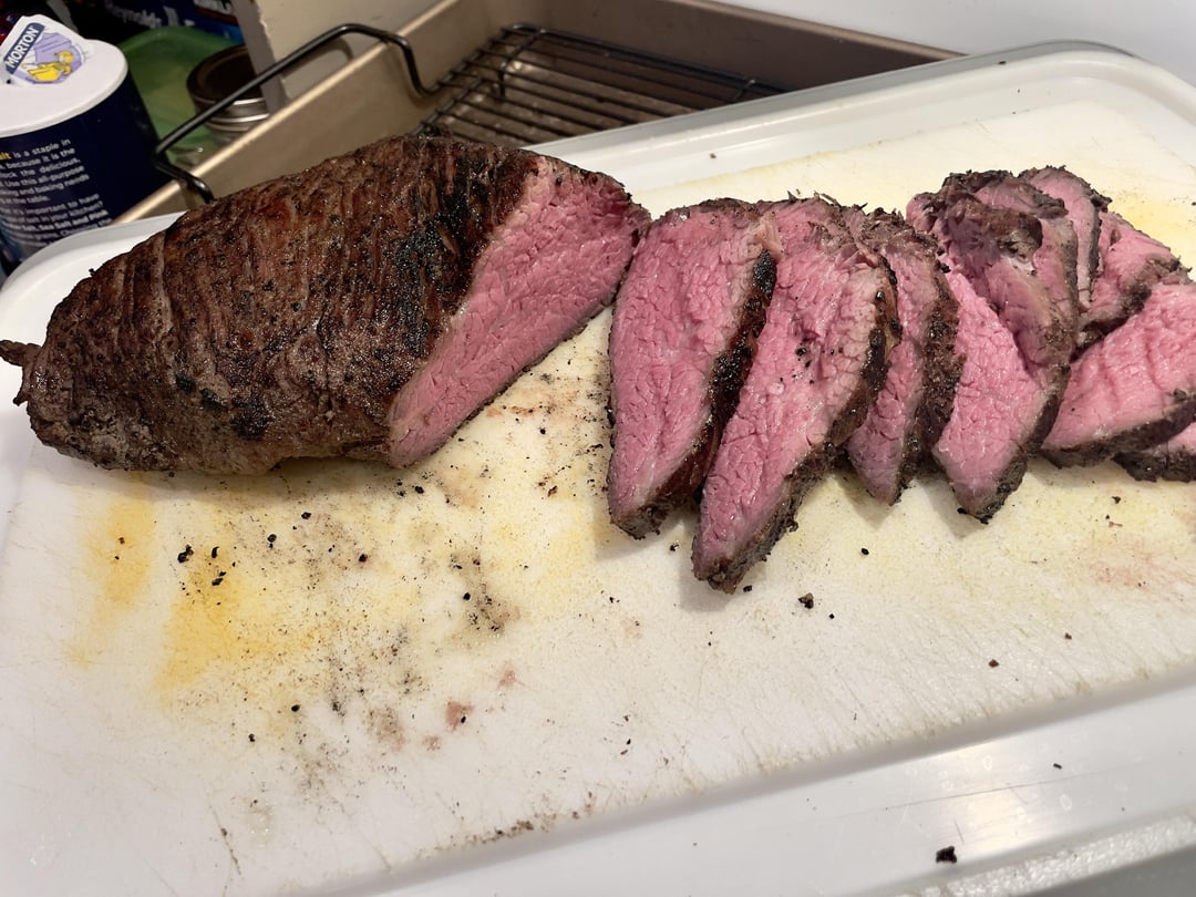Tri Tip 131° 10 hours, torch sear. Dining and Cooking