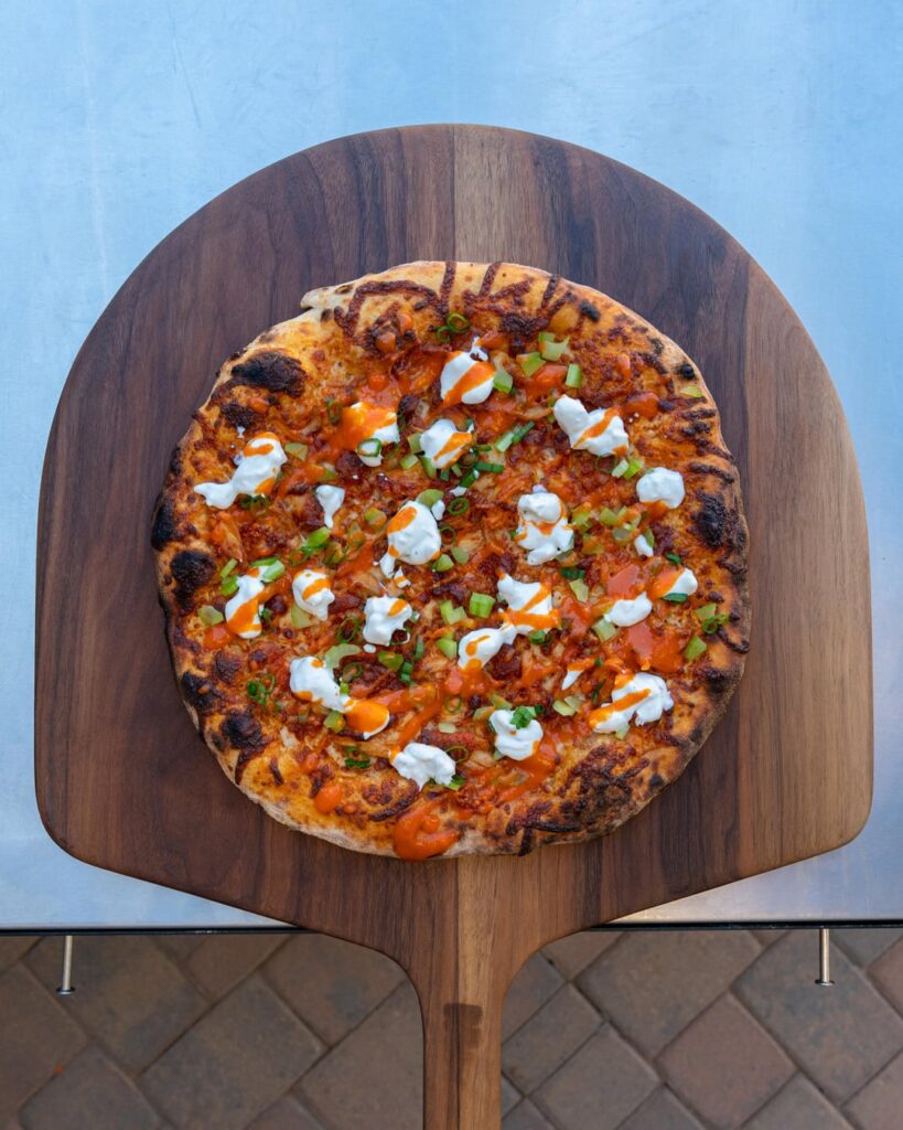 Buffalo Wing Sourdough Pizza