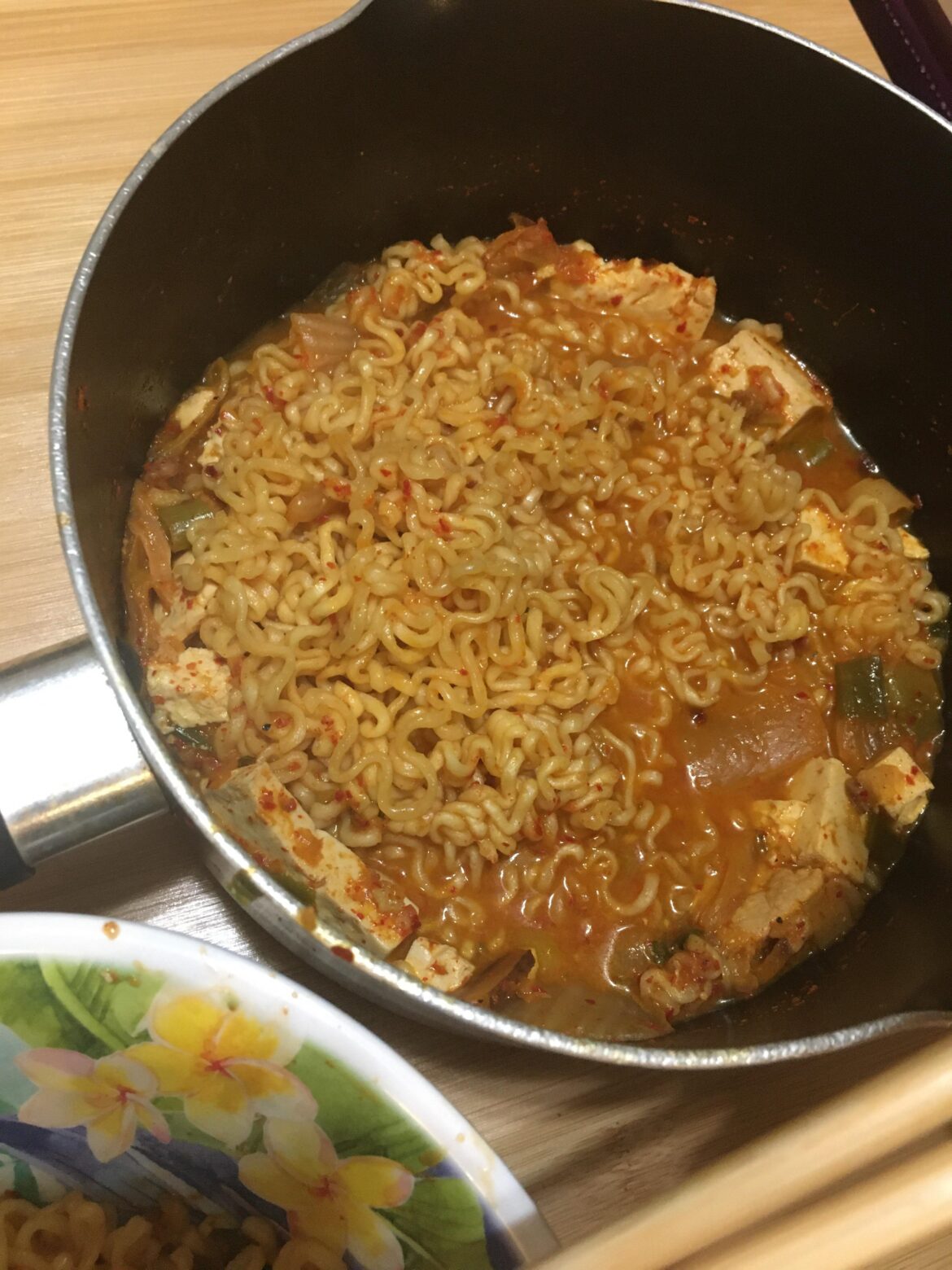 Who else puts ramyeon in their kimchi jjigae