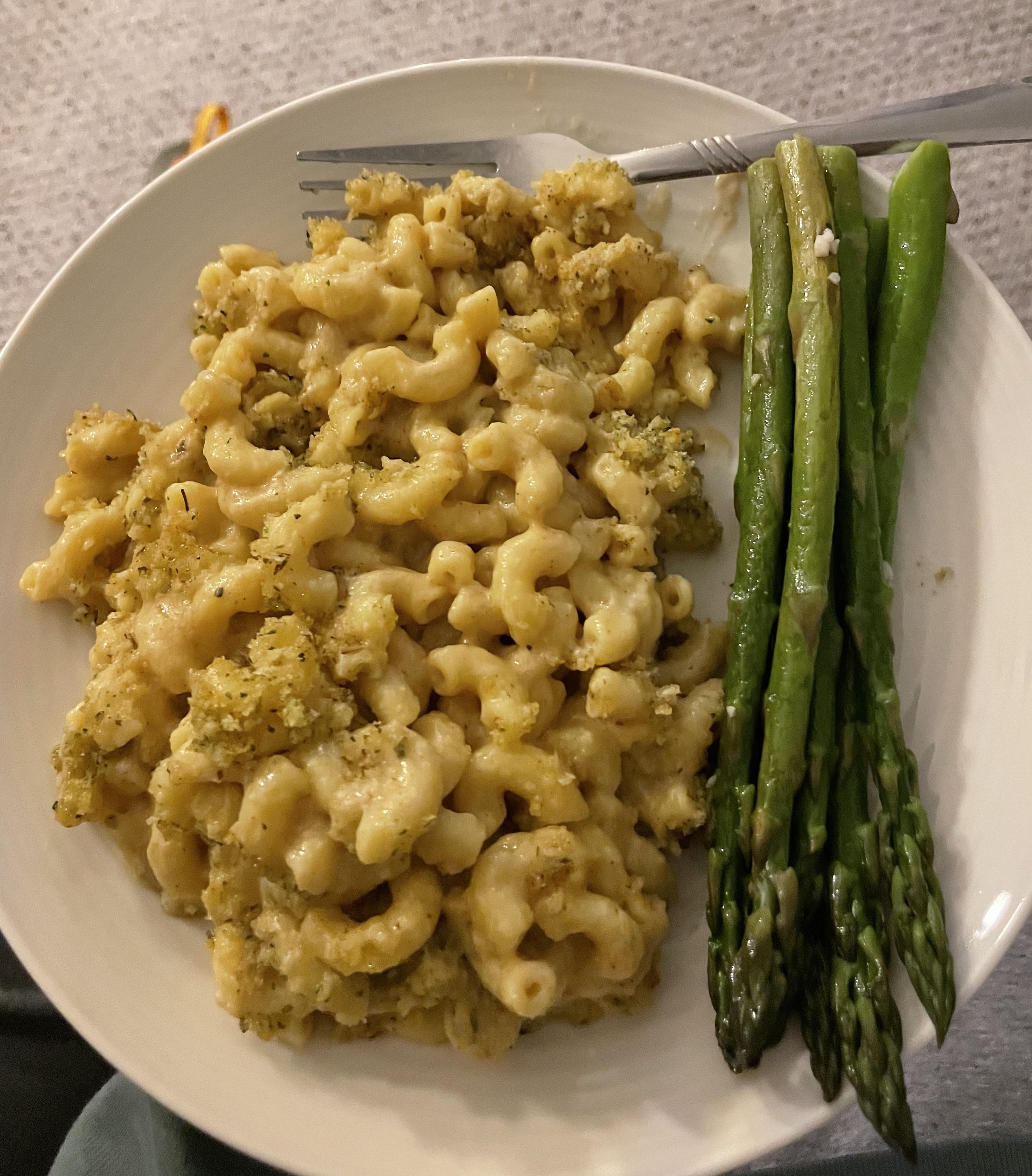 Some homemade vegan Mac and cheese Dining and Cooking