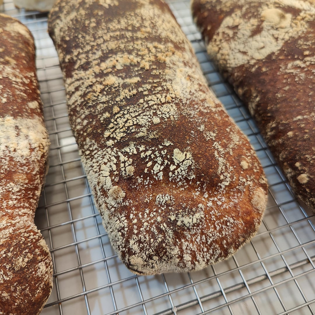 Sunday double feature sourdough English muffins & pan de cristal