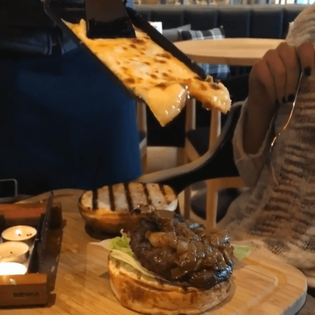 Melted cheese on burger. Anyone know why do it this way?