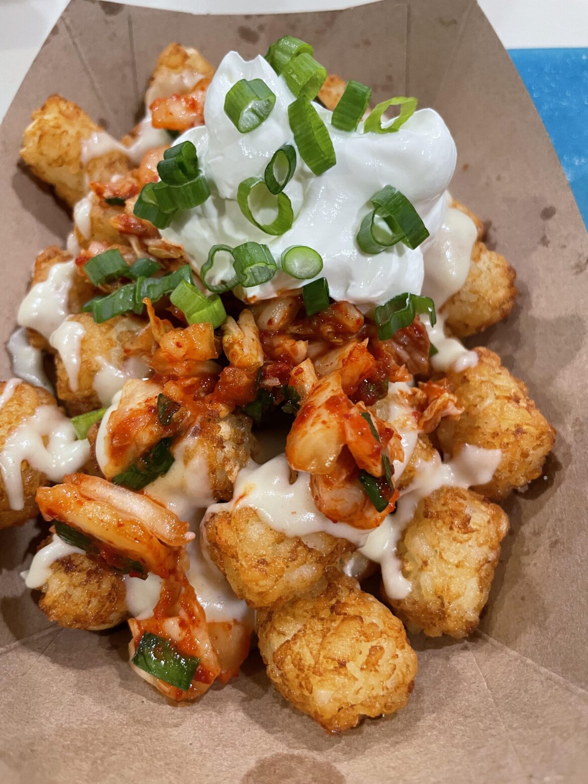Ghost Pepper Kimchi Tots