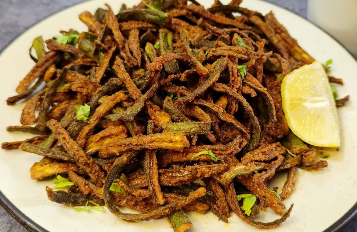 How To Make Crispy Bhindi | Crispy Fried Okra