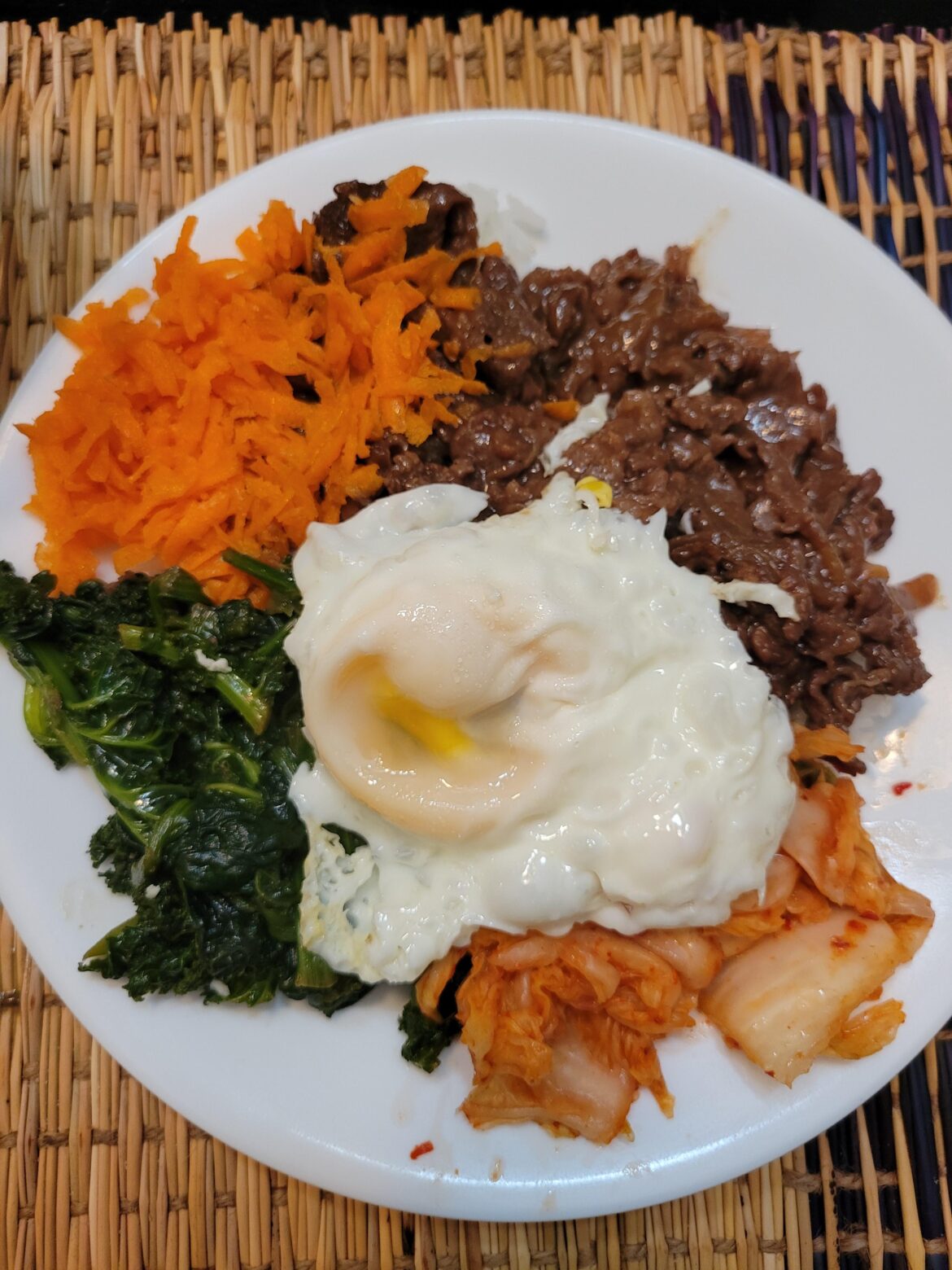 Homemade bibimbap