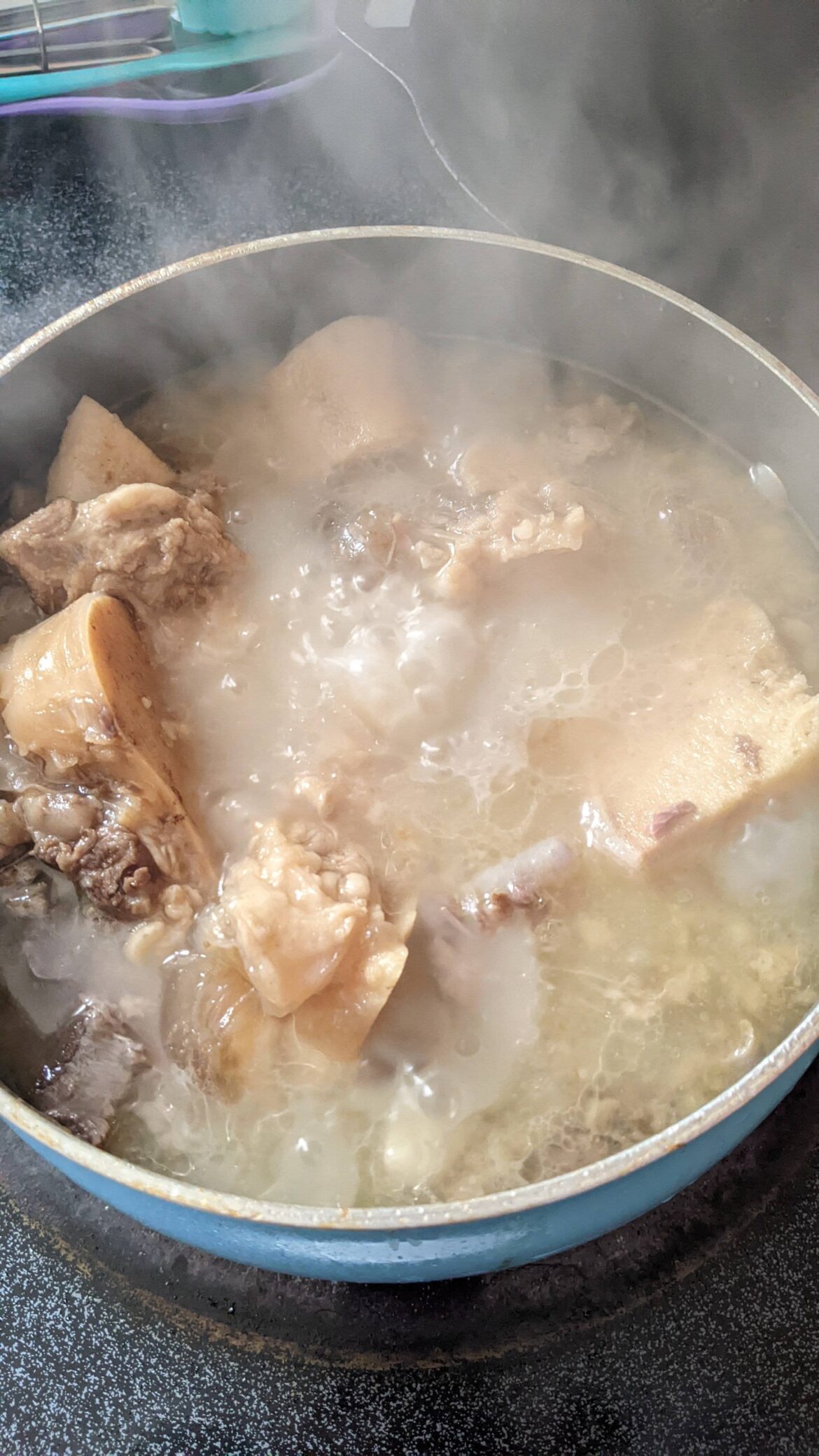 Made seollongtang for the first time