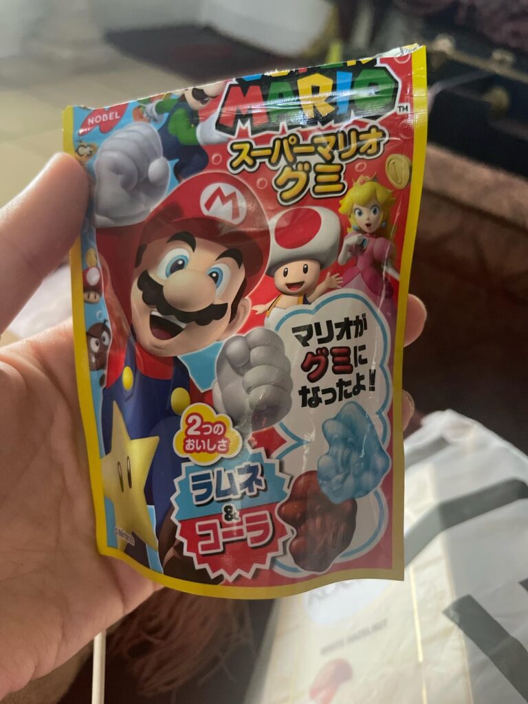 What flavors are these Mario gummies?
