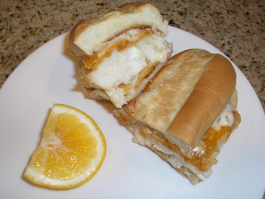 Fish Sandwich [homemade]