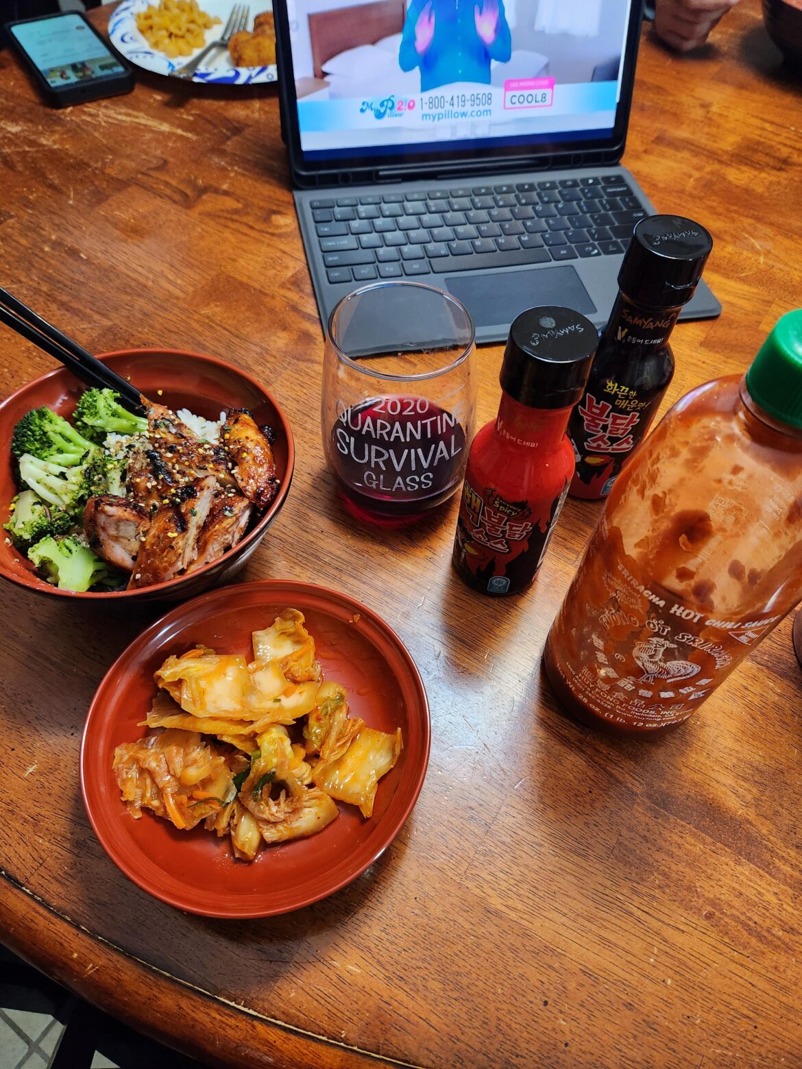 Made grilled gochujang sweet and spicy chicken