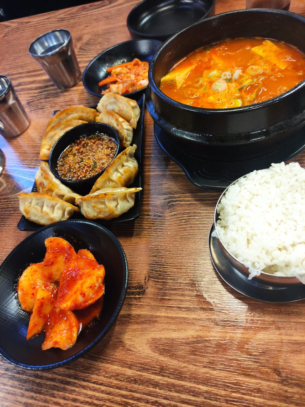 Late night Korean dinner