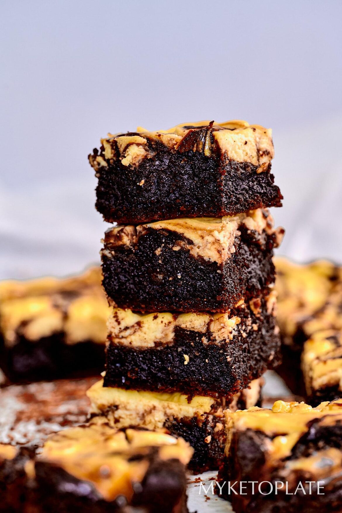 Decadent Keto Cheesecake Brownies