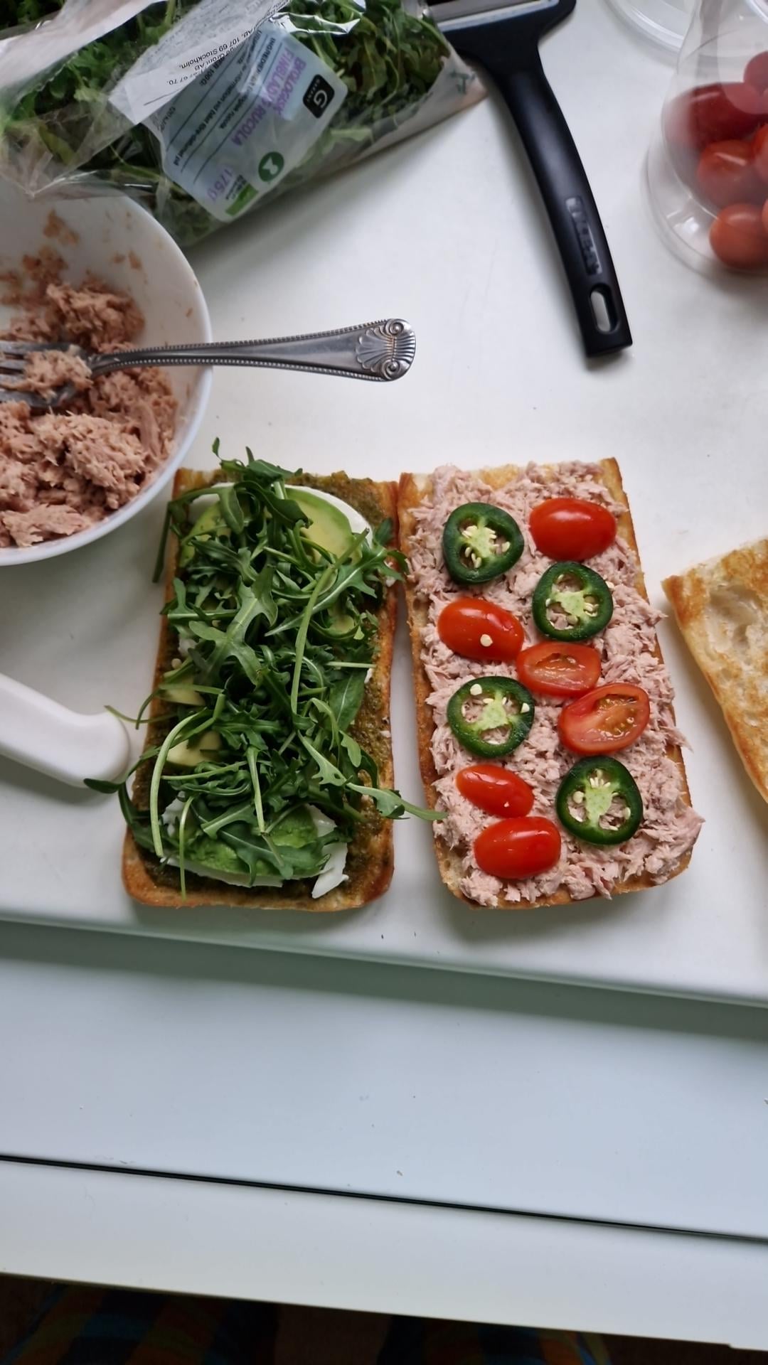 recreation of Joe and the Juice' tunacado with some changes Dining