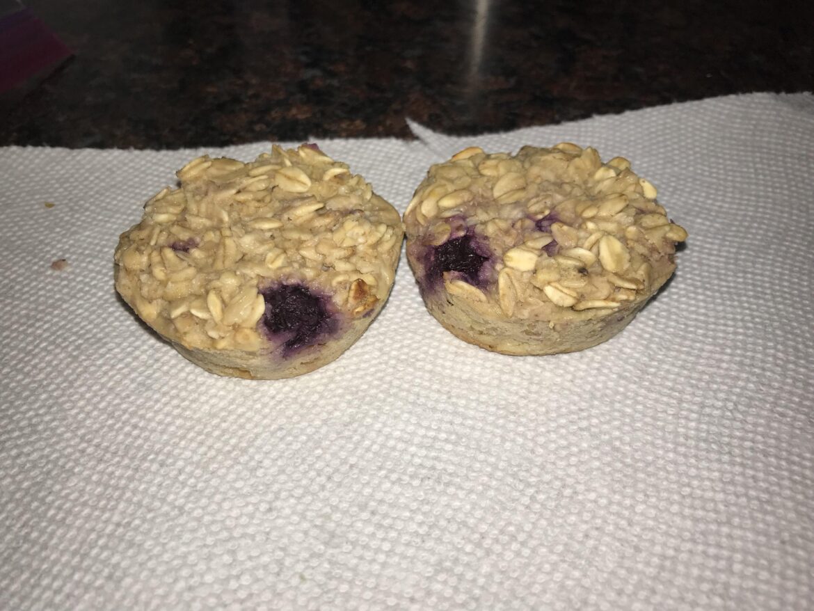 Lemon Blueberry Oatmeal Muffins! Yum