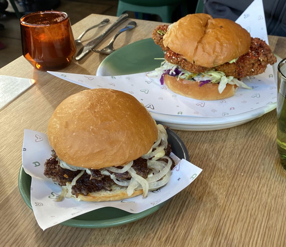 Cheesey Buddy and Chicken Sandwich from Automat in SF