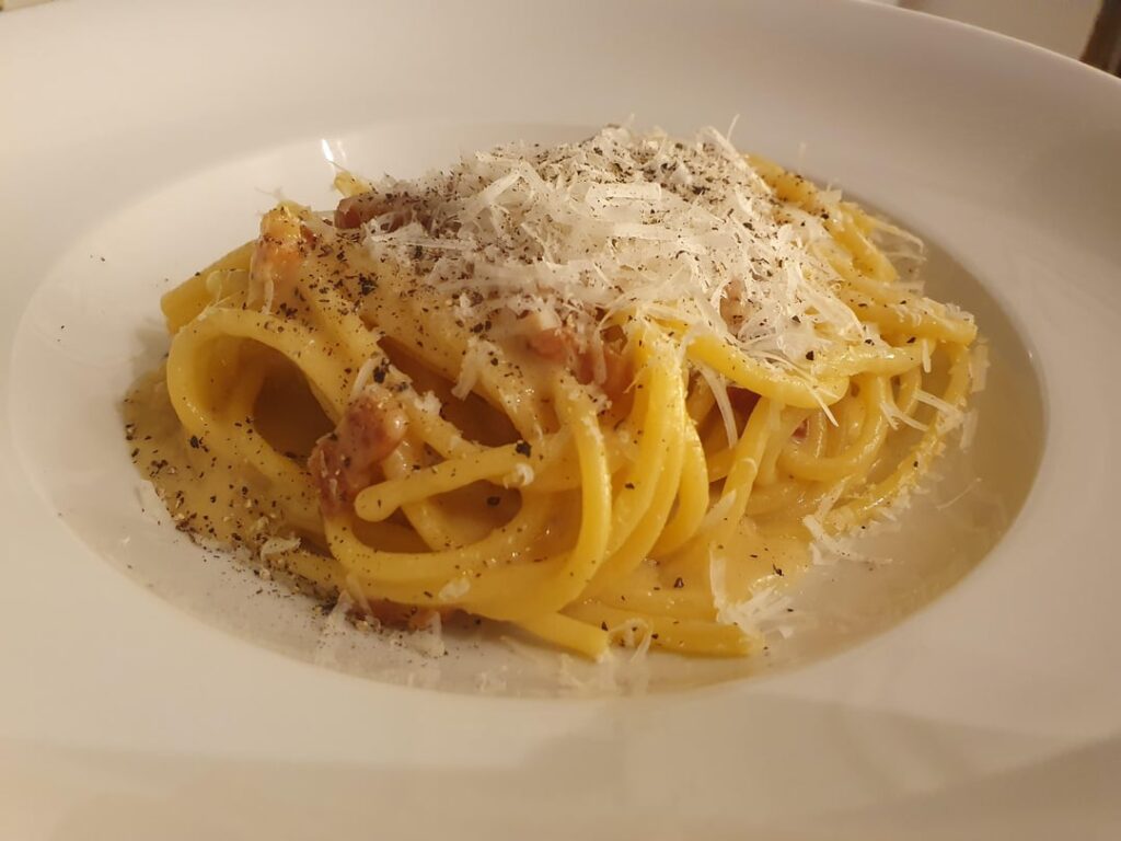 Carbonara for dinner