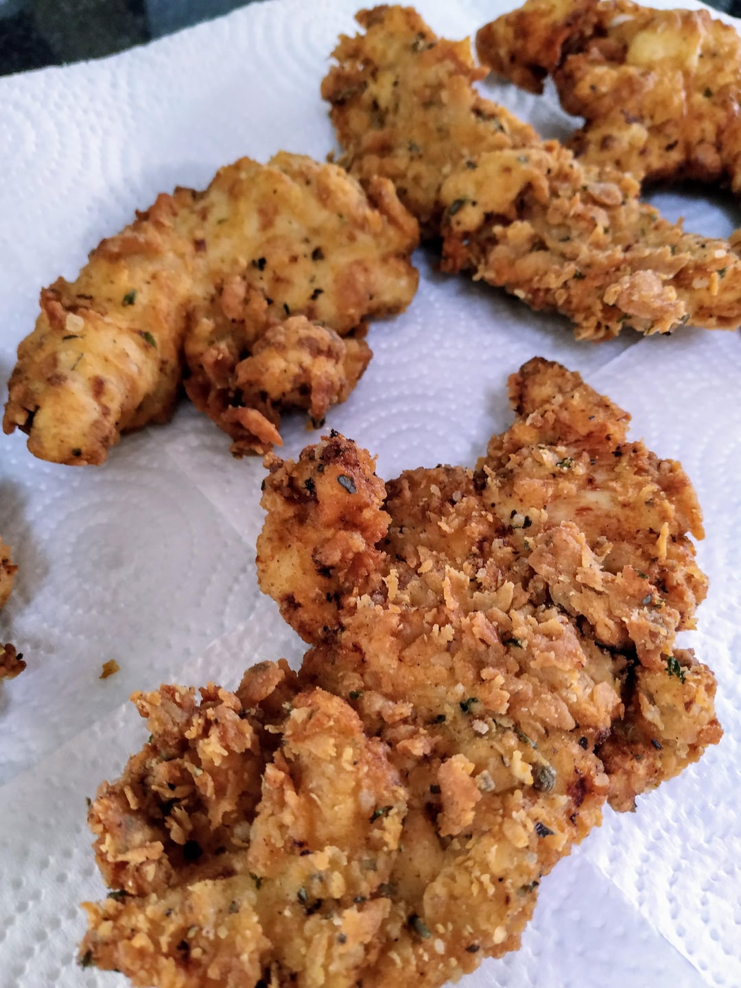 [Homemade] Buttermilk Fried Chicken Tenders Dining and Cooking