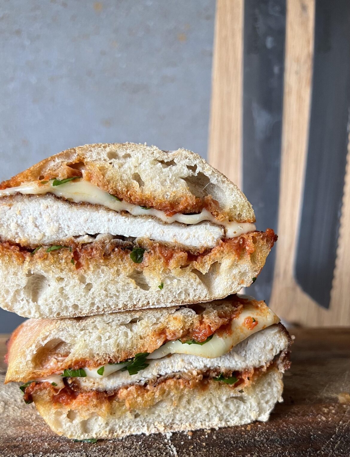 Chicky Chicky Parm Parm on Ciabatta