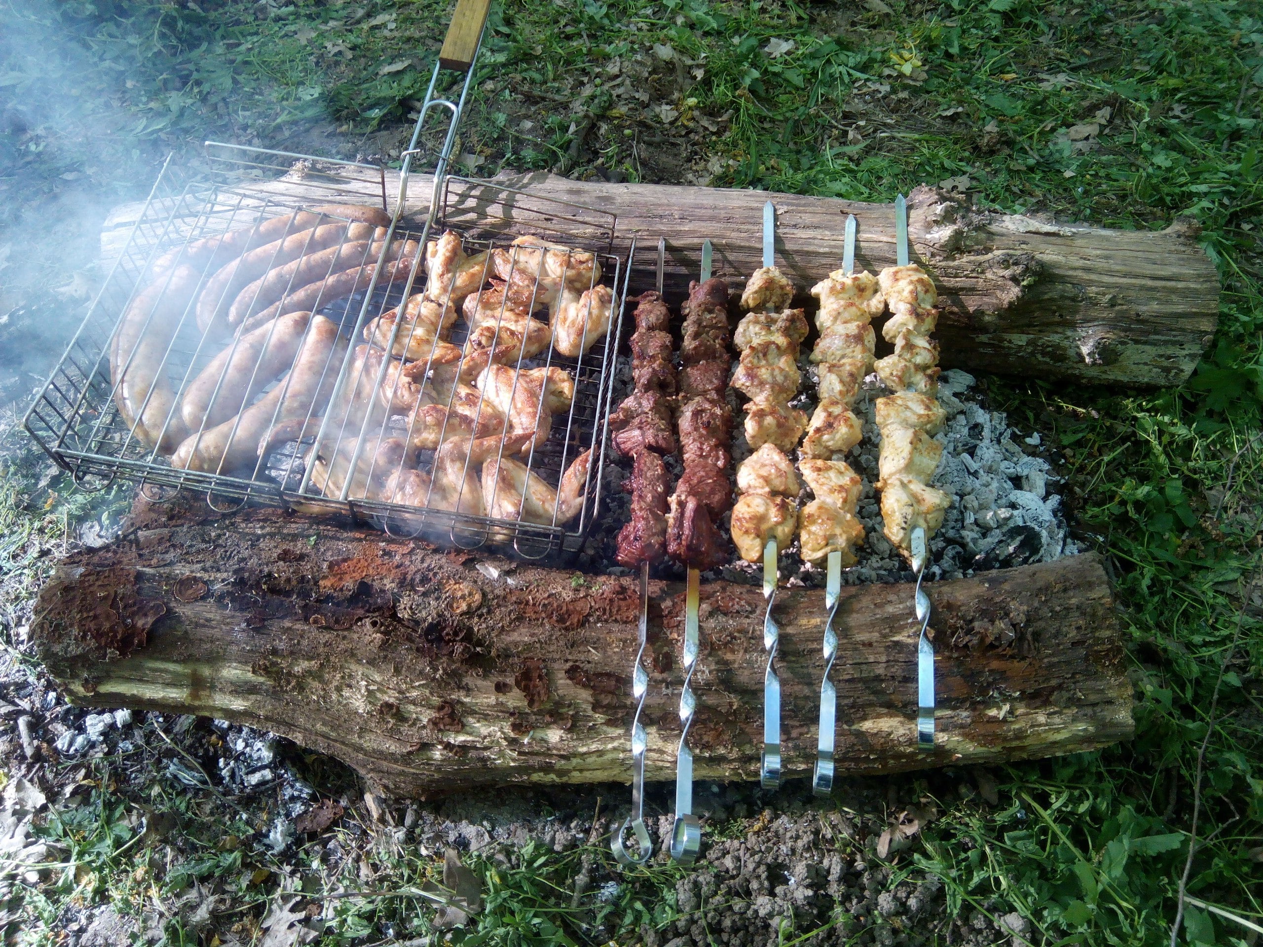 Barbecue in the forest Dining and Cooking