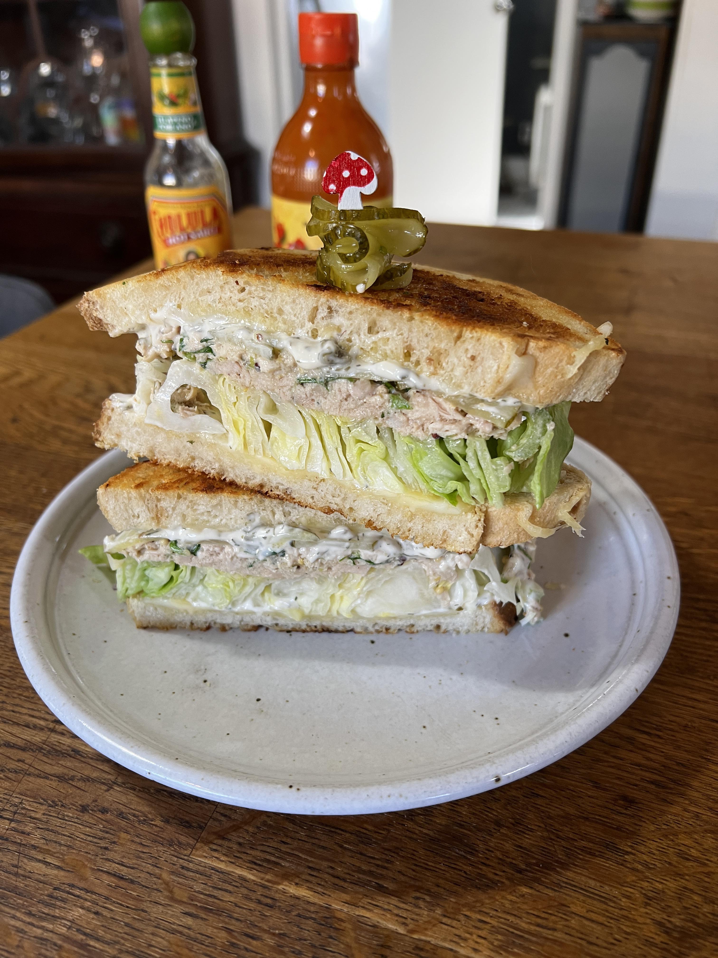 My version of the Palace Diner tuna melt Dining and Cooking