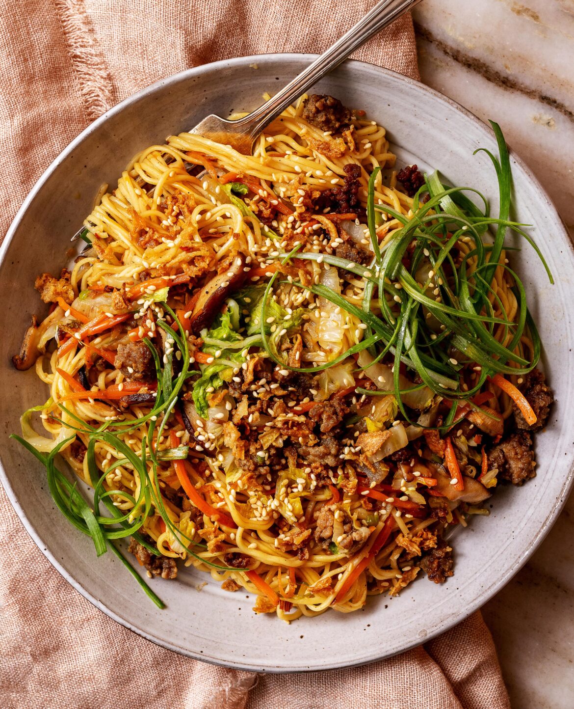 XO Noodles with Pork