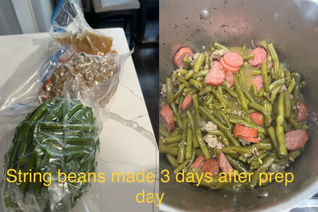 Last week meal prep before and after. - Dining and Cooking