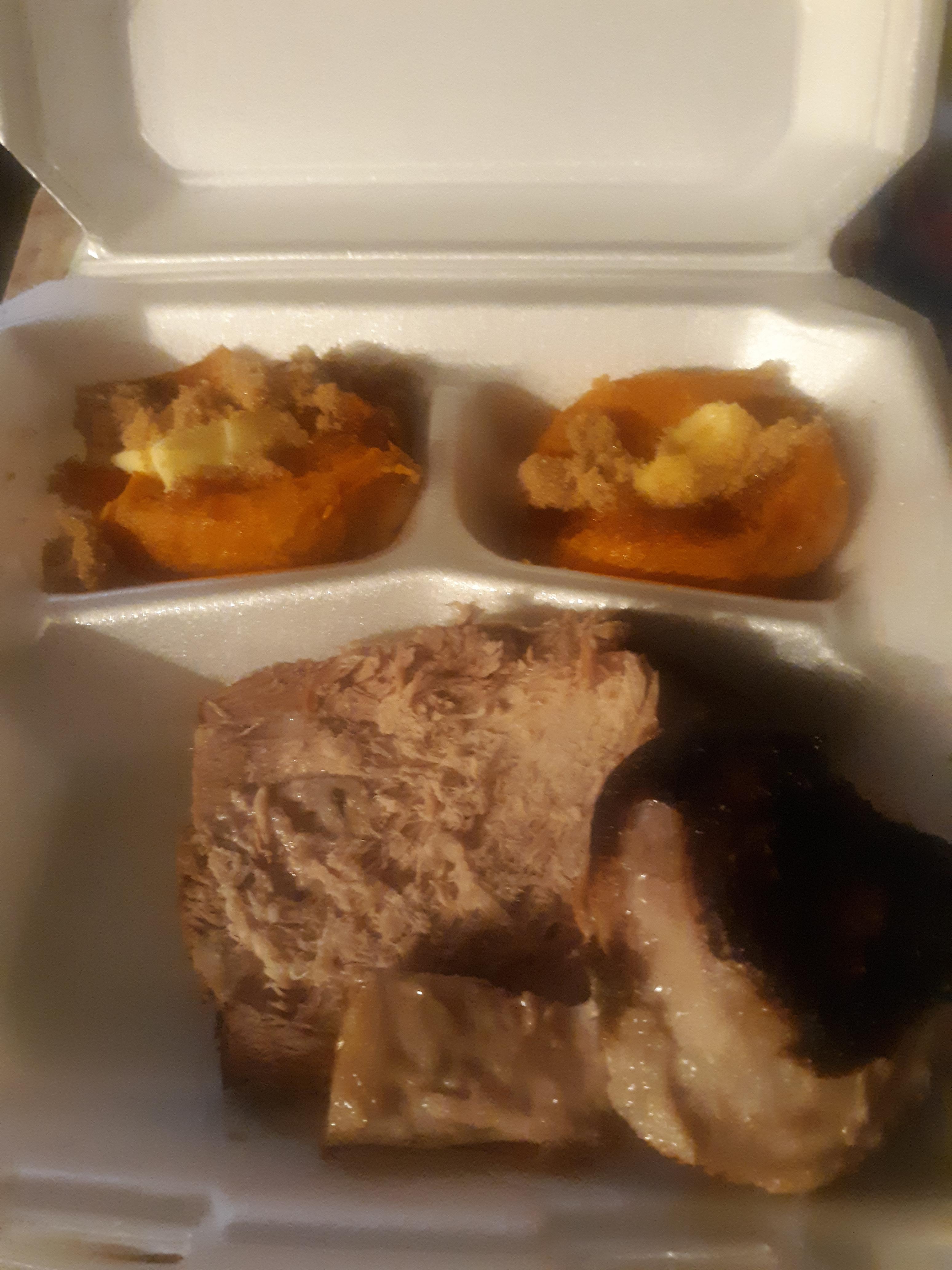 pork roast and sweet potatoes! Dining and Cooking