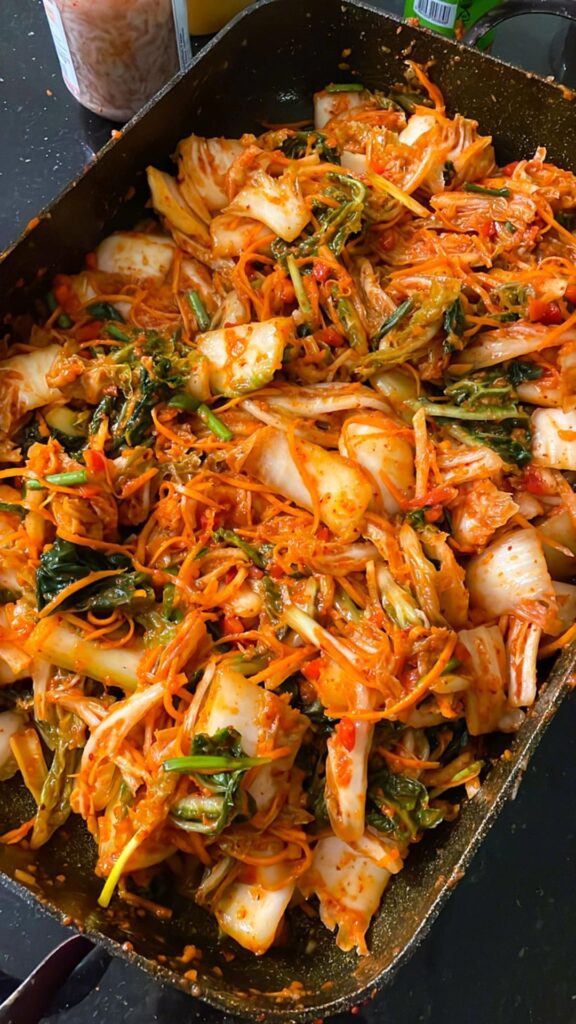 been making my own kimchi lately and my life got x100 better
