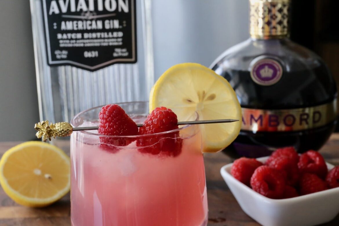 Chambord Raspberry Bramble Cocktail