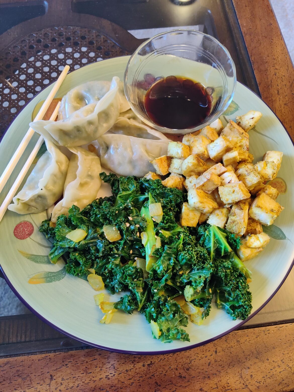 Trader Joe's veggie gyoza are elite.