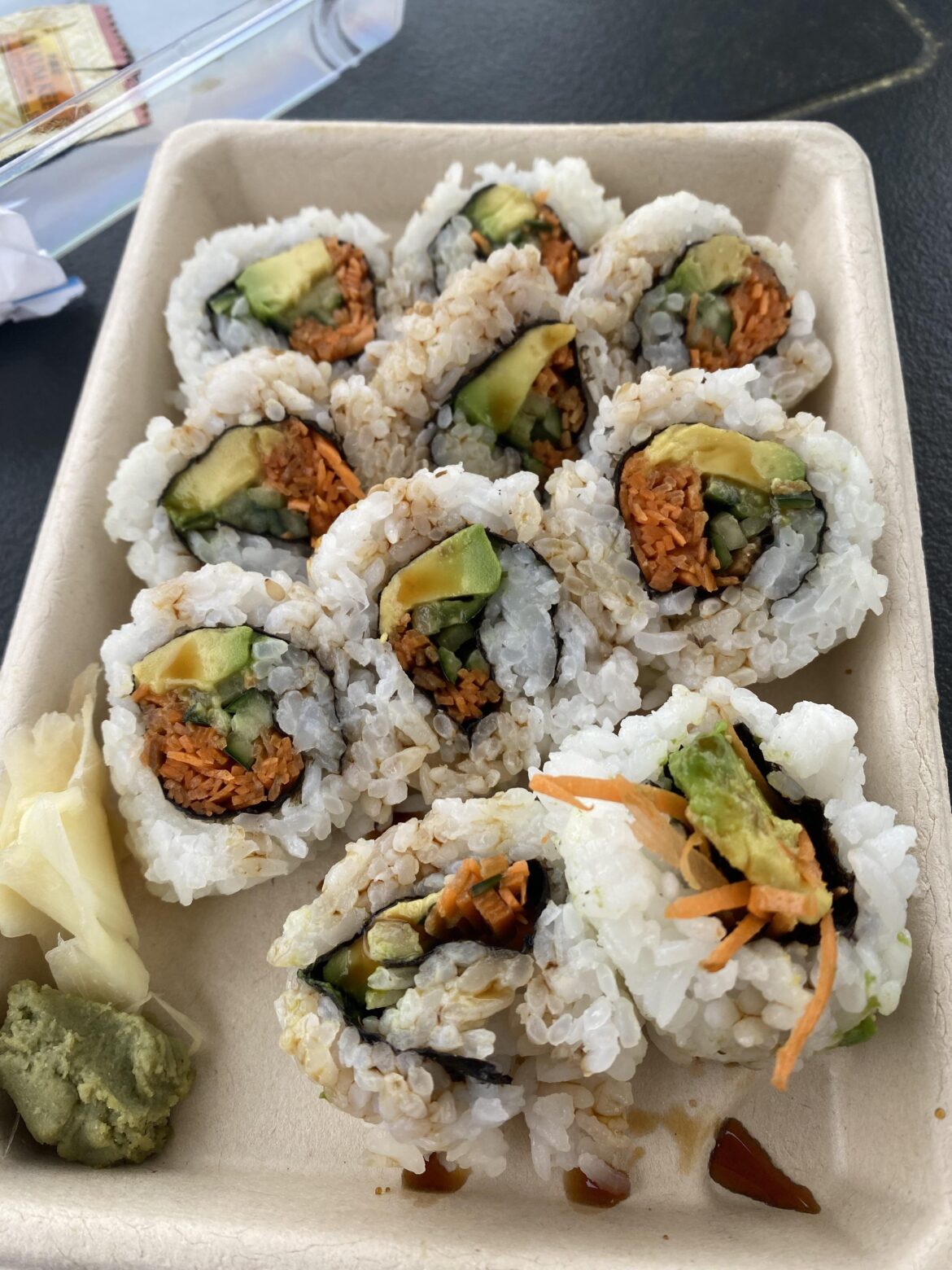 Vegetarian college food isn't all that bad! Makes for a very good lunch.