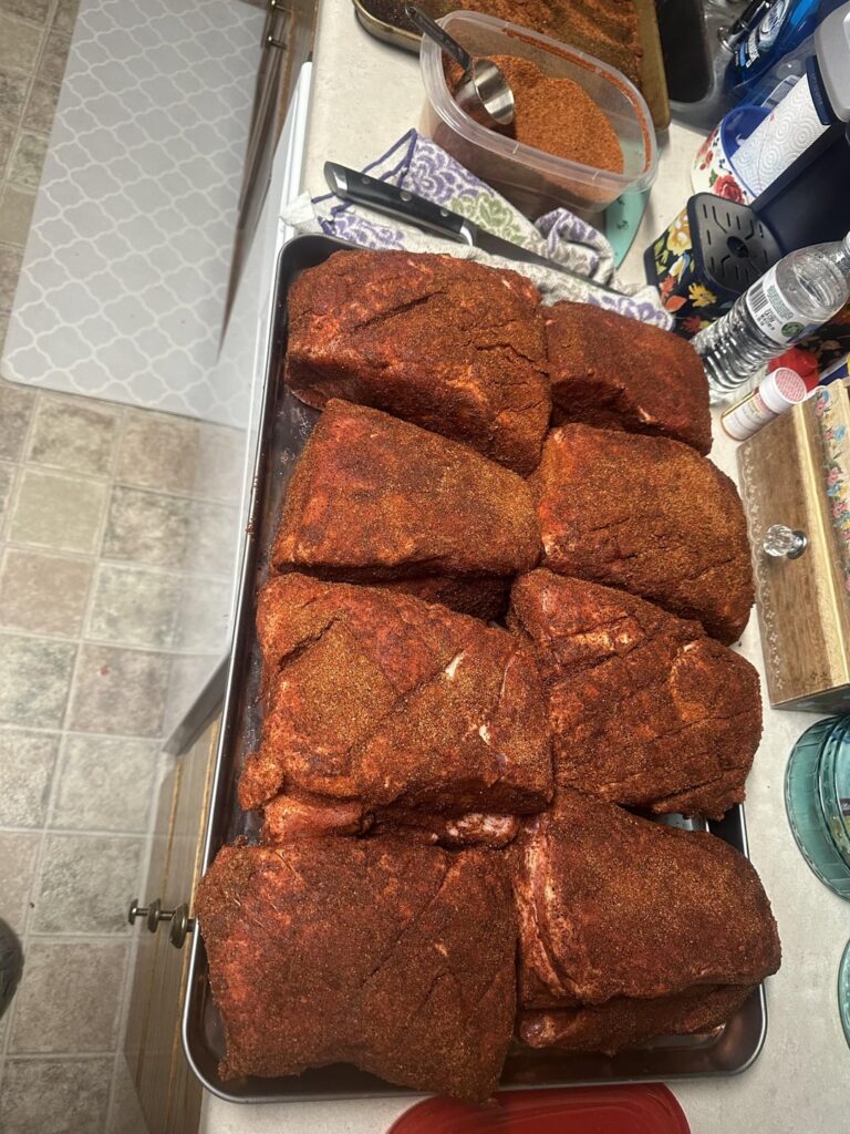 I was tasked with cooking for my mothers 50th birthday. Hopefully everyone likes my cooking. 4 Hours on pellet grill then sous vide for 24hr at 170°