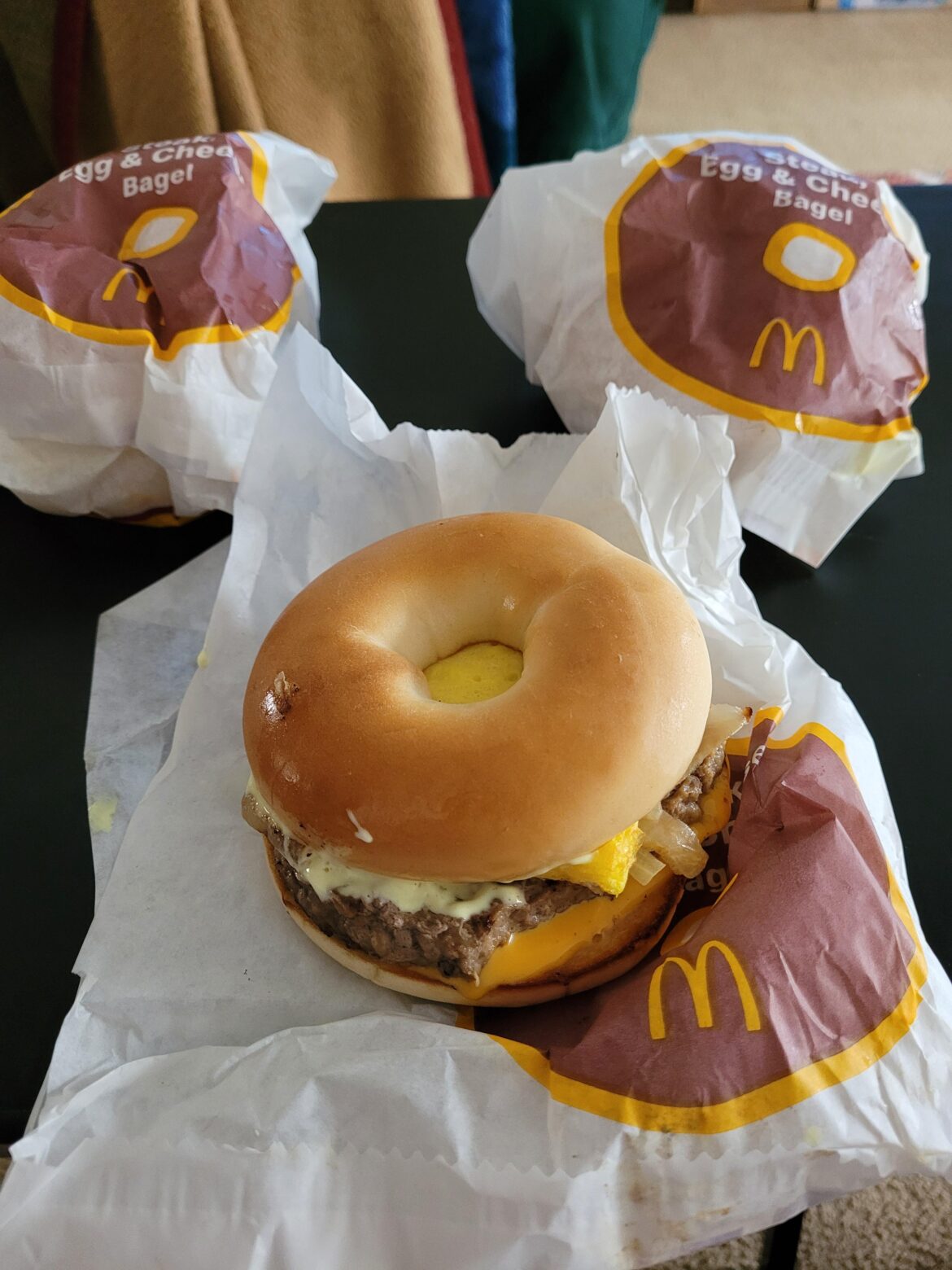 [OC] It's been five long years... McDonald's Steak, Egg and Cheese Bagel