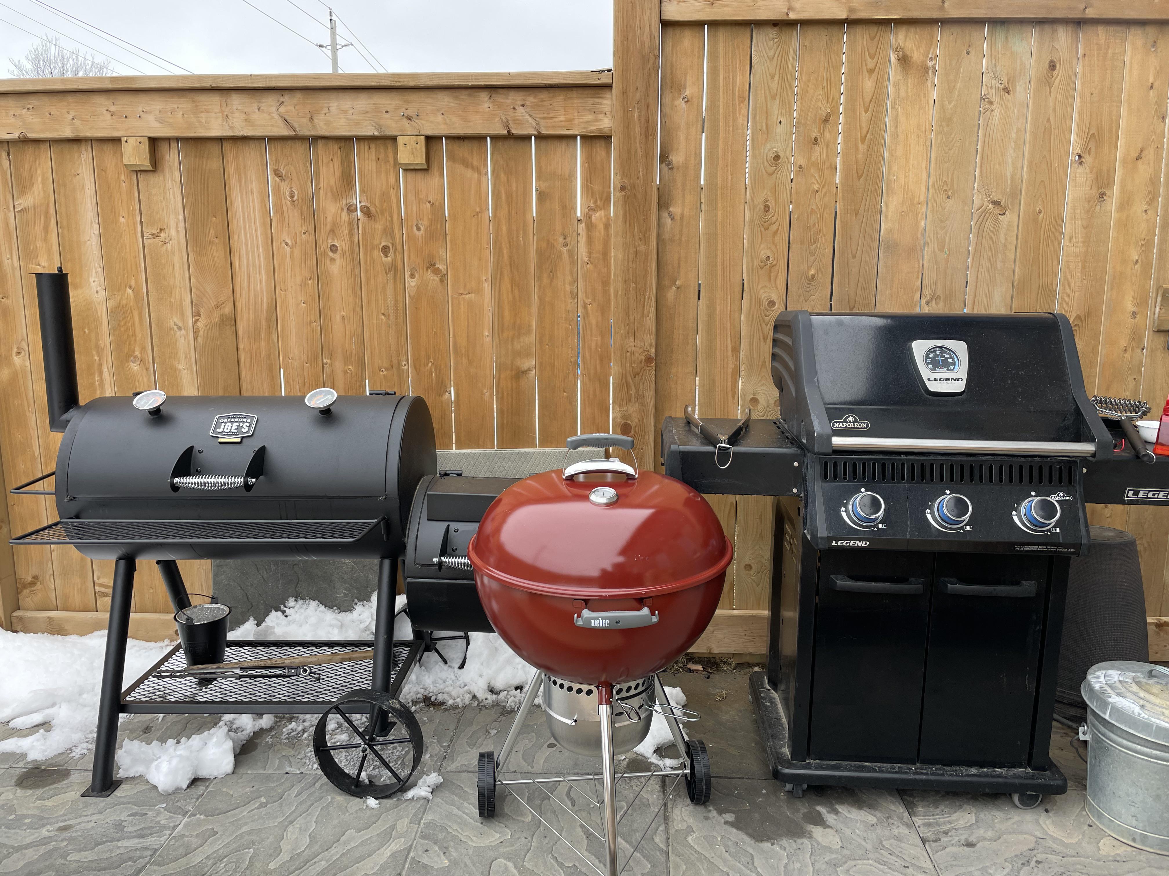 The fleet Oklahoma Joe’s Highland, er Kettle Premium, natural gas